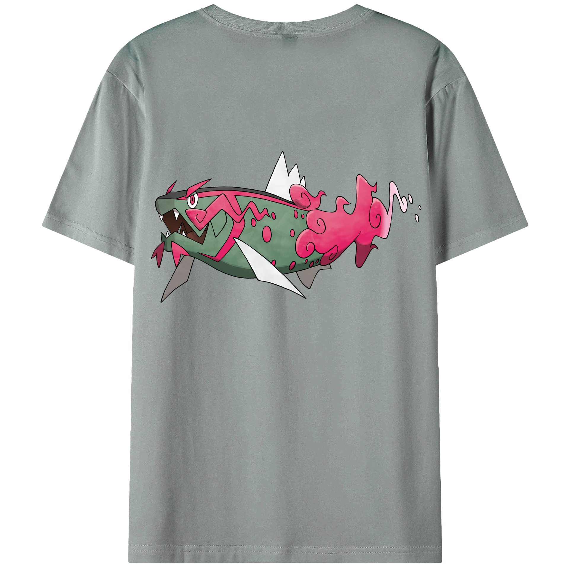 （画像用） ポケットモンスター Pokémon 綿100％ メンズ半袖Tシャツ（バックプリント） 通気性